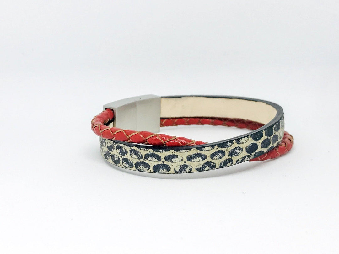 Leather bracelet - Zaim Couture