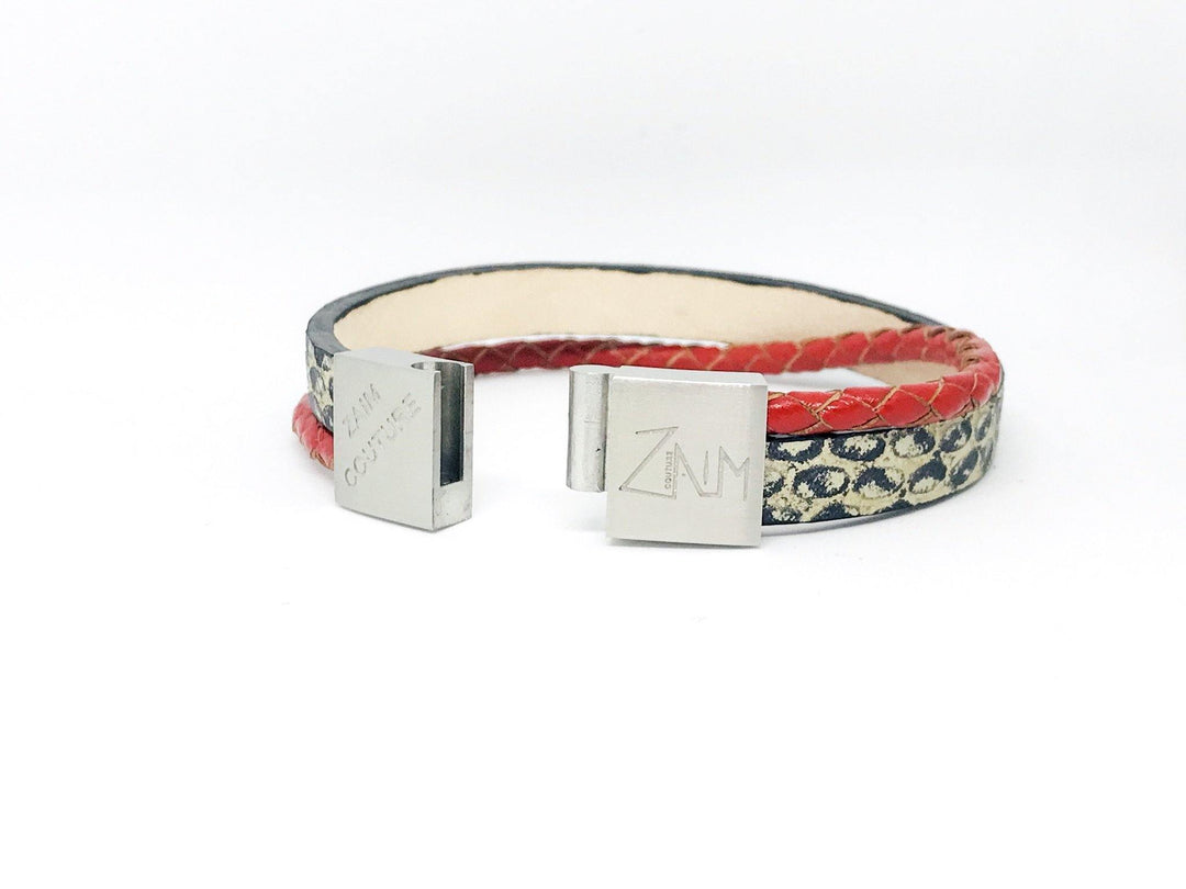 Leather bracelet - Zaim Couture