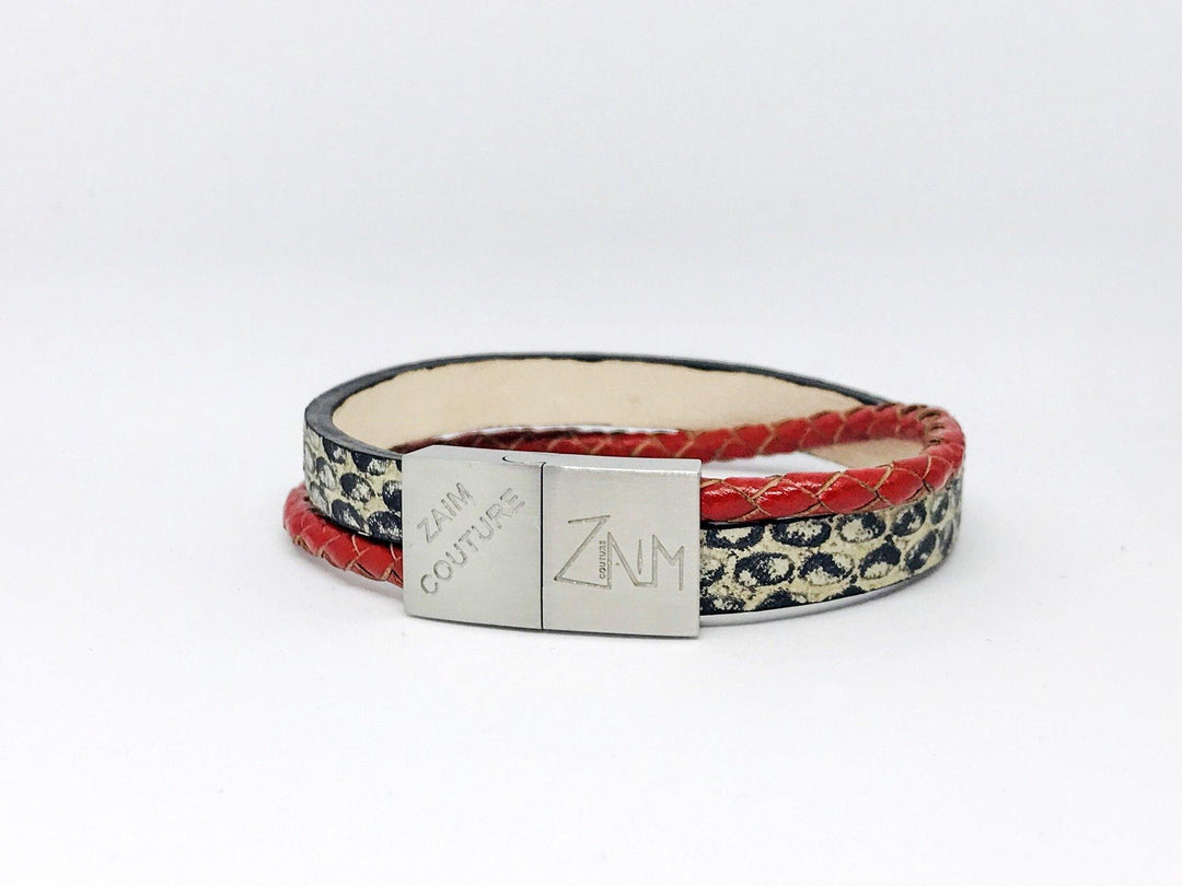 Leather bracelet - Zaim Couture