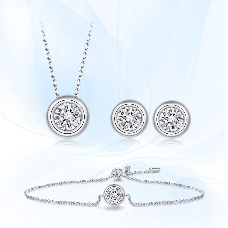 Moissanite Diamond Jewelry Sets - Zaim Couture